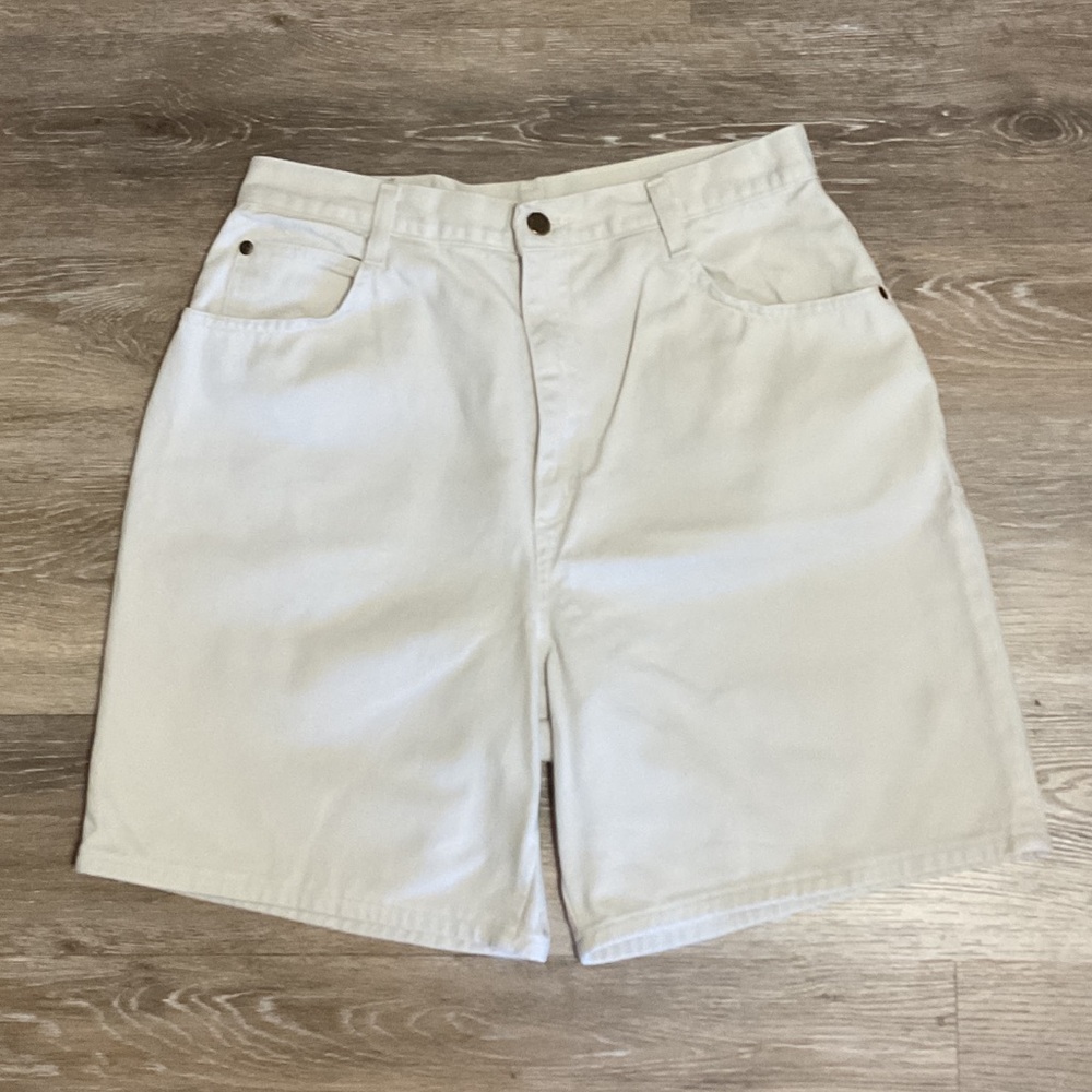 Hunt Club Women's Cream Jean Shorts